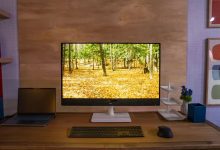 مانیتور ۳۲ اینچی دل برای انتقال مستقیم صدا به گوش‌ها، حرکات سر کاربر را تعقیب می‌کند