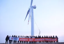 چین بزرگترین توربین بادی شناور جهان با ظرفیت ۲۰ مگاوات را راهاندازی کرد