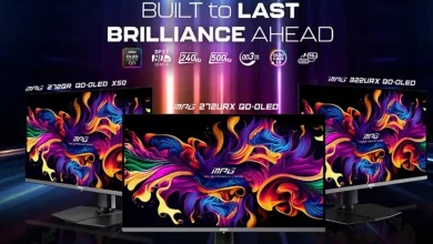 MSI از دو مانیتور جدید با پنل QD-OLED، نرخ تازهسازی ۵۰۰ هرتز و رزولوشن 4K رونمایی کرد