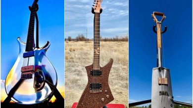 از رزین تا فلز؛ عجیب‌ترین موادی که به گیتار تبدیل شدند