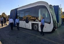 تراموا برای آزمایش‌های اولیه به خیابان‌های تهران رسید