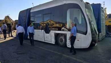 تراموا برای آزمایش‌های اولیه به خیابان‌های تهران رسید