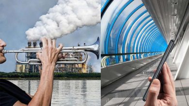 تصاویری از بازی با پرسپکتیو در دنیای واقعی